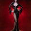 Elvira: Mistress of the Dark Maquette 1/4 Elvira (Black Glitter Dress) 48 cm