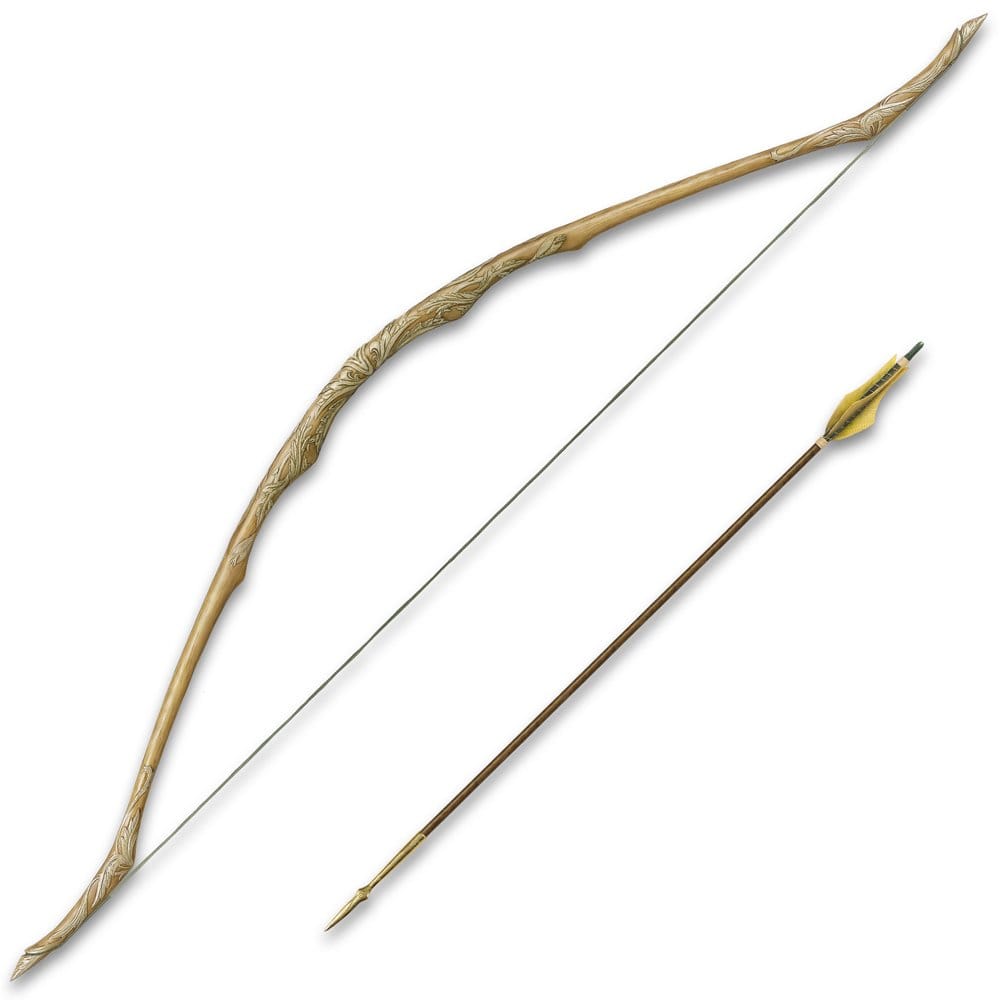 Lord of the Rings Replica 1/1 Legolas Lothlorien Bow with arrow 97 cm