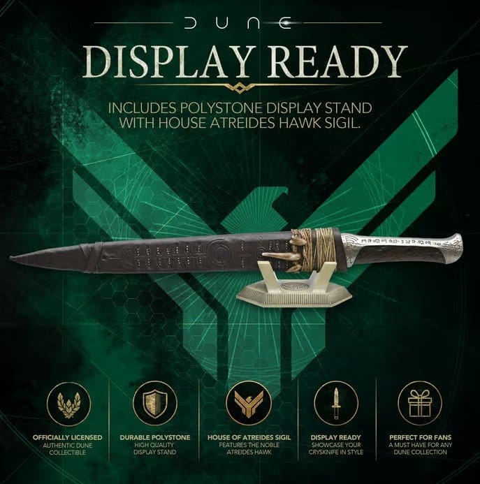 Dune Replica 1/1 Paul Atreides Crysknife (Dune Part II) 49 cm