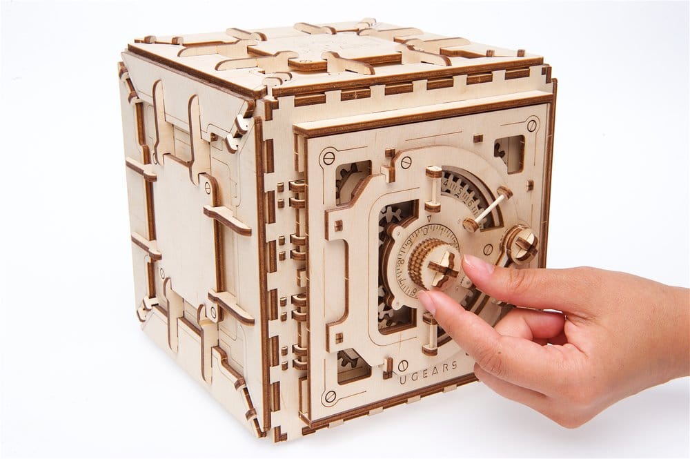 Ugears 3D Wooden Puzzle Safe