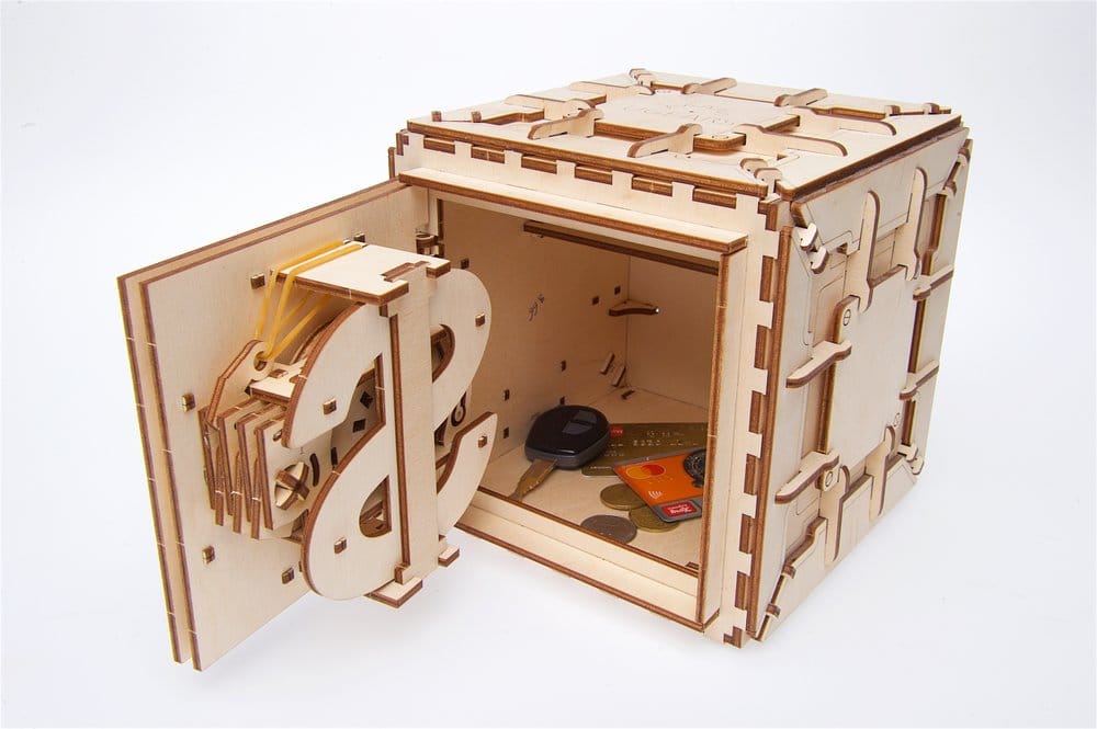 Ugears 3D Wooden Puzzle Safe