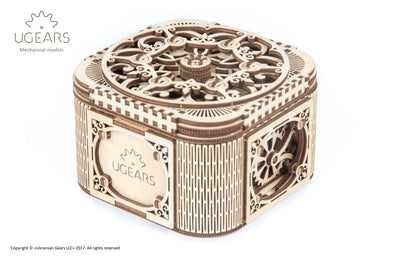 Ugears 3D Wooden Puzzle Treasure Box