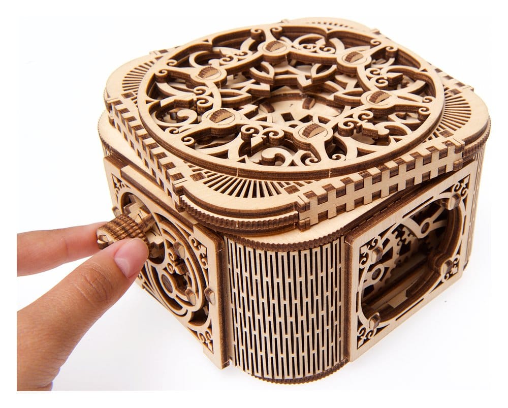 Ugears 3D Wooden Puzzle Treasure Box