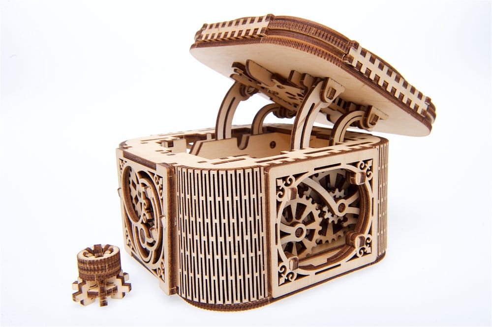 Ugears 3D Wooden Puzzle Treasure Box