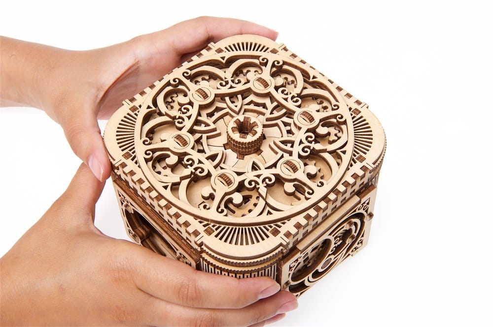 Ugears 3D Wooden Puzzle Treasure Box