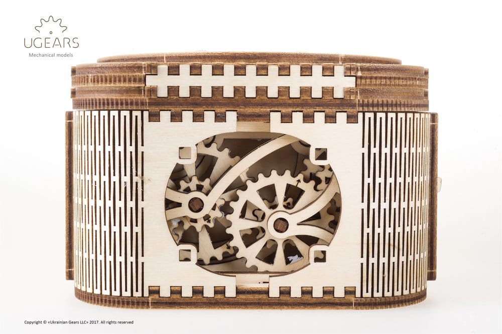 Ugears 3D Wooden Puzzle Treasure Box