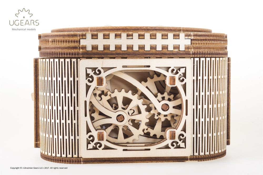 Ugears 3D Wooden Puzzle Treasure Box