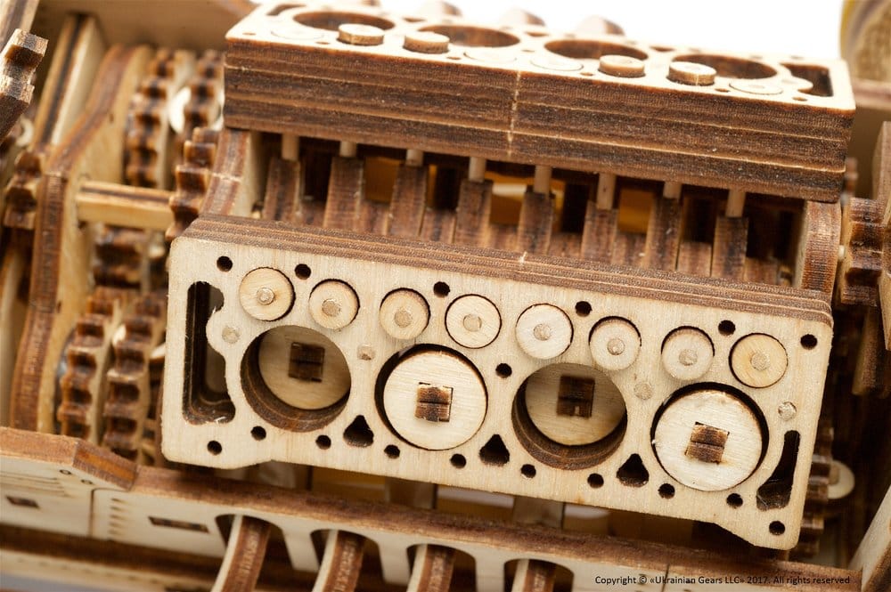 Ugears 3D Wooden Puzzle U-9 Grand Prix Car
