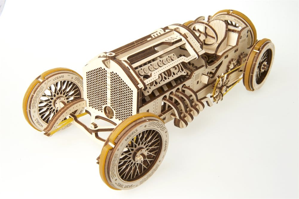 Ugears 3D Wooden Puzzle U-9 Grand Prix Car