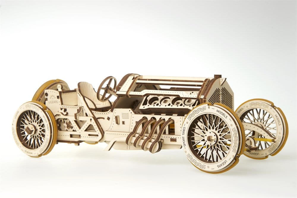 Ugears 3D Wooden Puzzle U-9 Grand Prix Car