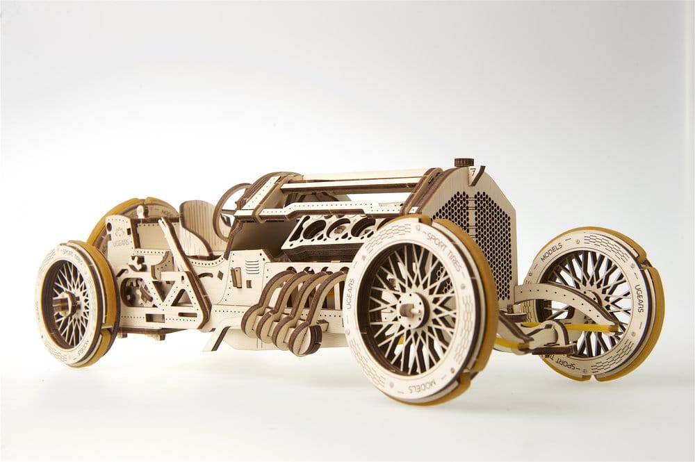 Ugears 3D Wooden Puzzle U-9 Grand Prix Car