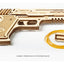 Ugears 3D Wooden Puzzle Wolf-01 Handgun