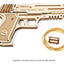 Ugears 3D Wooden Puzzle Wolf-01 Handgun