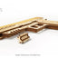 Ugears 3D Wooden Puzzle Wolf-01 Handgun