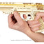 Ugears 3D Wooden Puzzle Wolf-01 Handgun