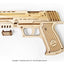 Ugears 3D Wooden Puzzle Wolf-01 Handgun