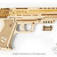 Ugears 3D Wooden Puzzle Wolf-01 Handgun