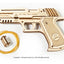 Ugears 3D Wooden Puzzle Wolf-01 Handgun