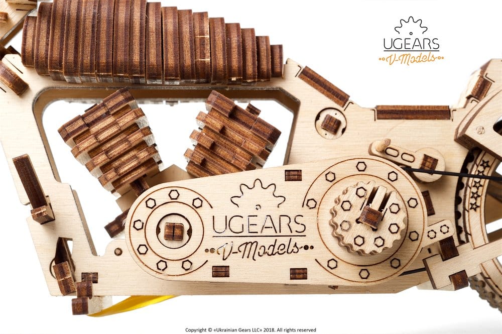 Ugears 3D Wooden Puzzle Bike VM-02