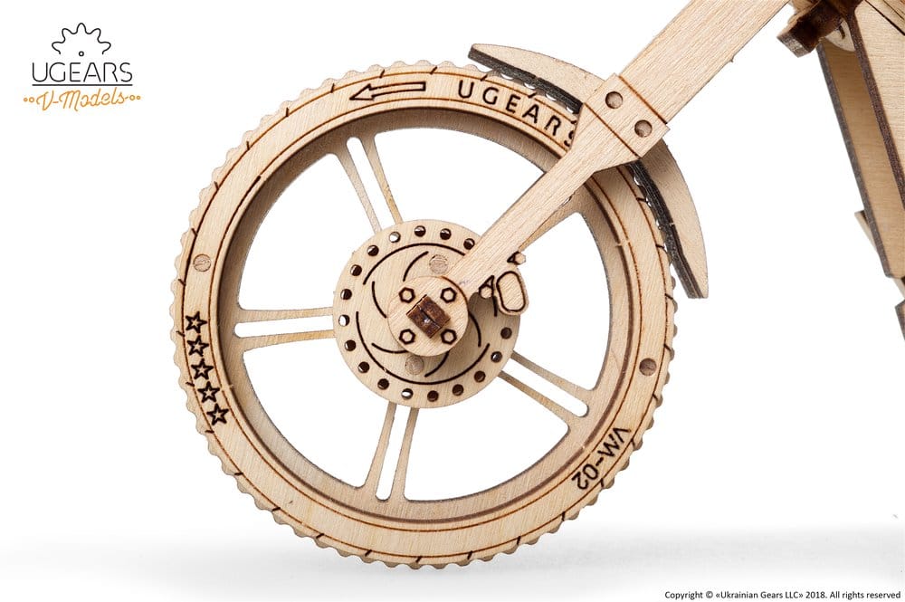 Ugears 3D Wooden Puzzle Bike VM-02