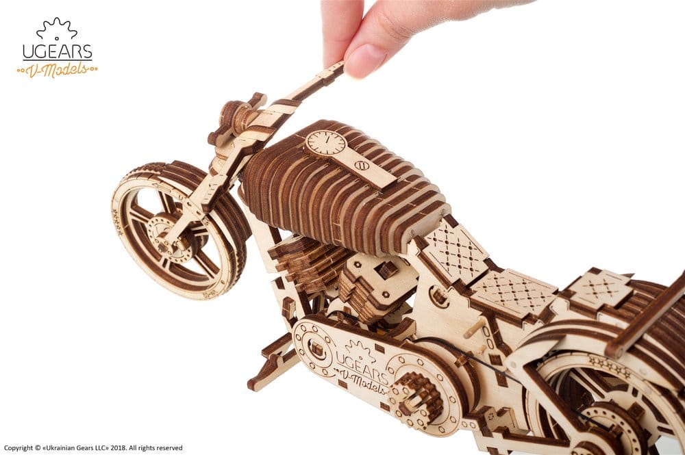 Ugears 3D Wooden Puzzle Bike VM-02