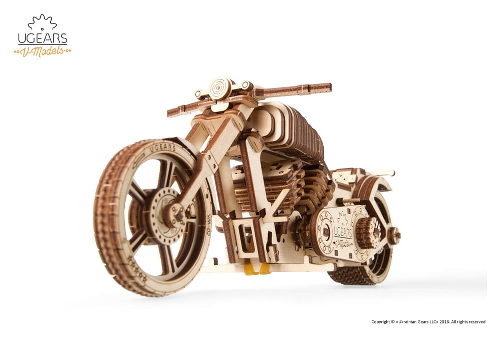 Ugears 3D Wooden Puzzle Bike VM-02