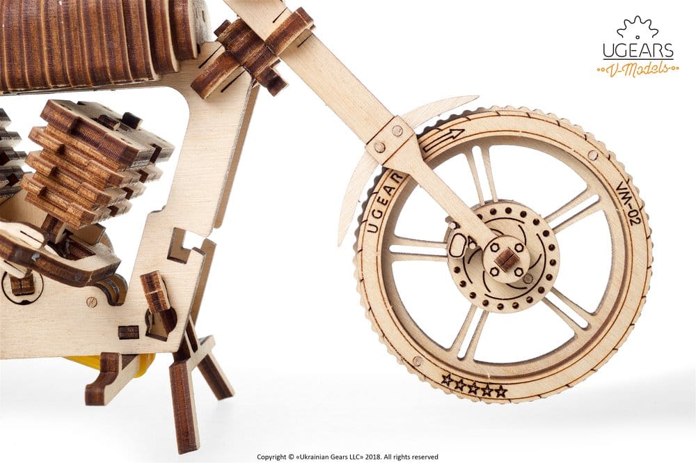 Ugears 3D Wooden Puzzle Bike VM-02