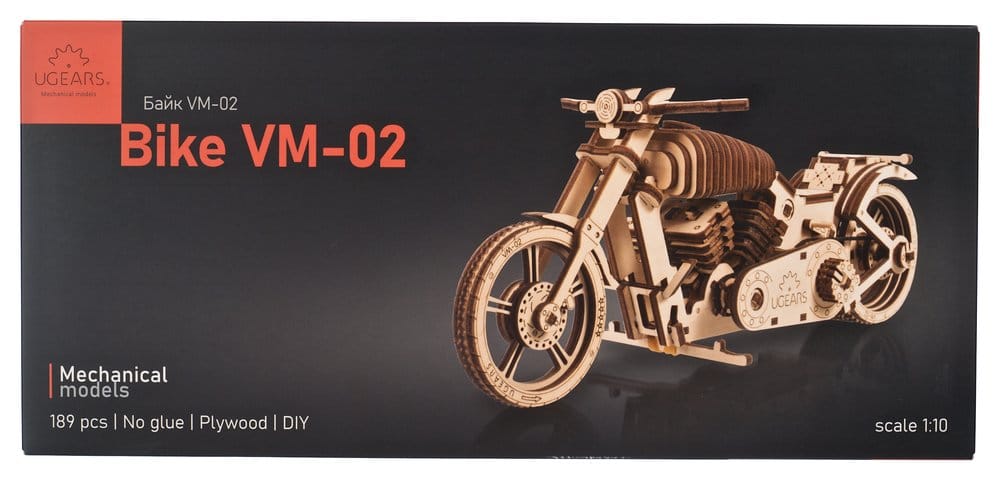 Ugears 3D Wooden Puzzle Bike VM-02