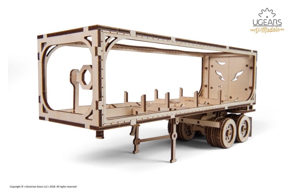 Ugears 3D Wooden Puzzle Trailer for Heavy Boy Truck VM-03
