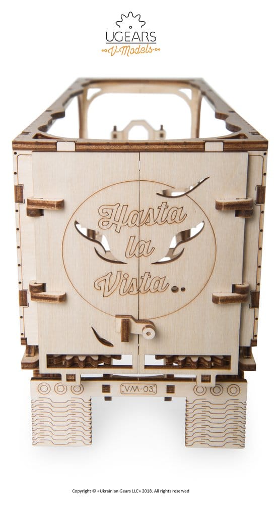 Ugears 3D Wooden Puzzle Trailer for Heavy Boy Truck VM-03