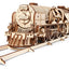 Ugears 3D Wooden Puzzle V-Express Steam Train with Tender