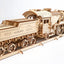 Ugears 3D Wooden Puzzle V-Express Steam Train with Tender