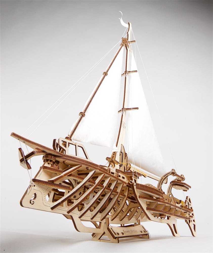 Ugears 3D Wooden Puzzle Trimaran Merihobus