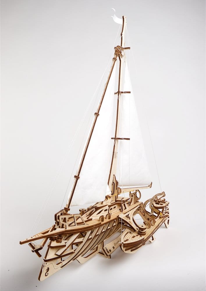 Ugears 3D Wooden Puzzle Trimaran Merihobus