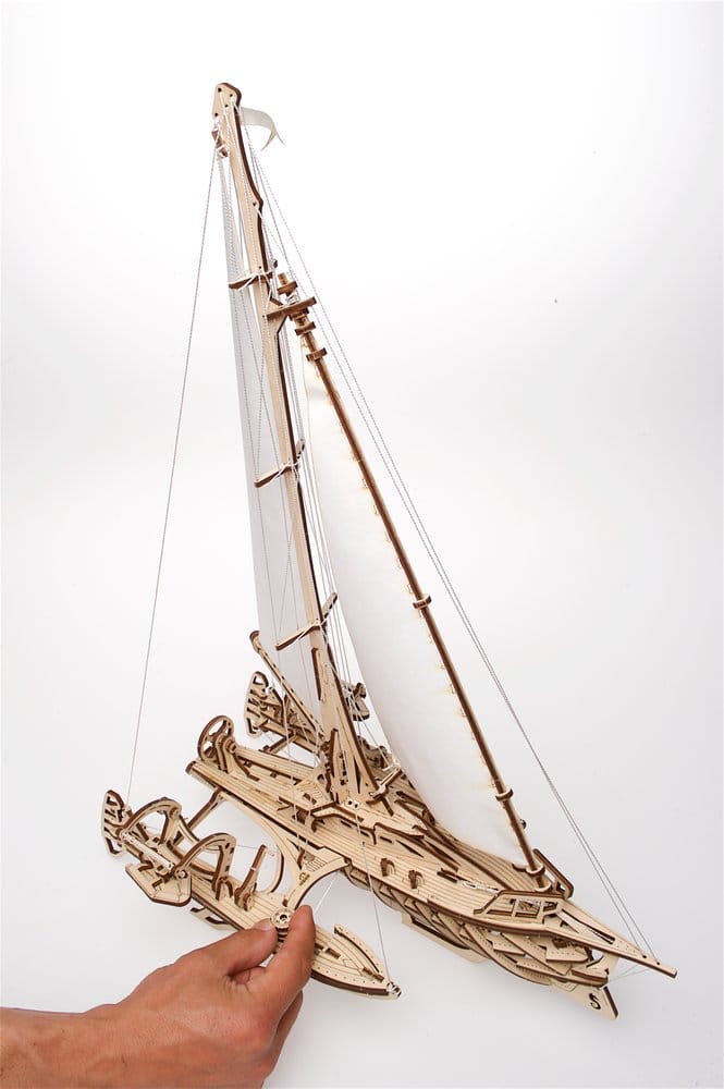 Ugears 3D Wooden Puzzle Trimaran Merihobus