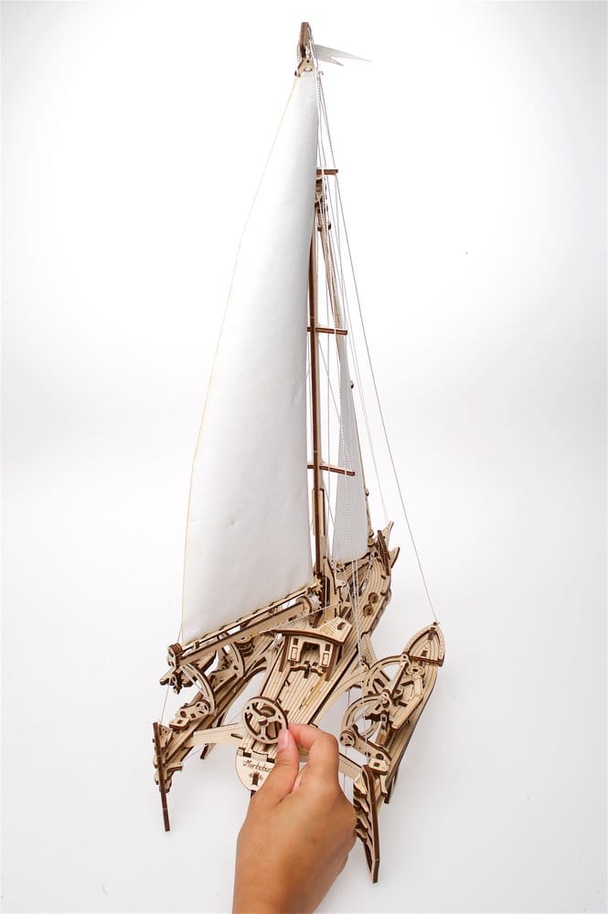 Ugears 3D Wooden Puzzle Trimaran Merihobus