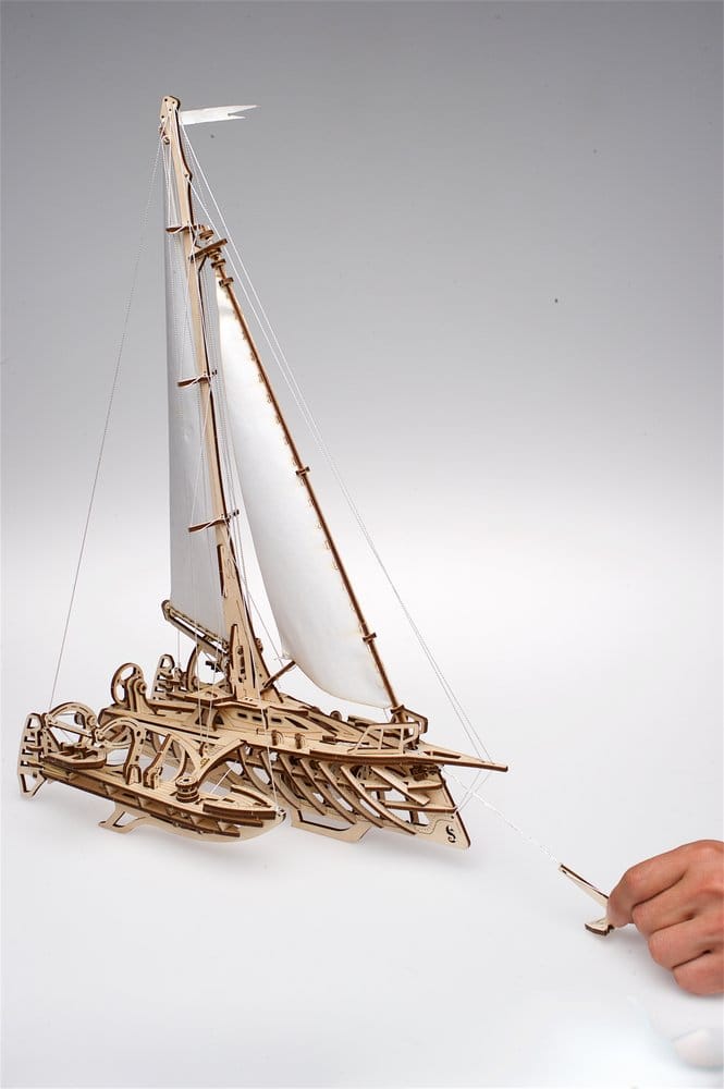 Ugears 3D Wooden Puzzle Trimaran Merihobus