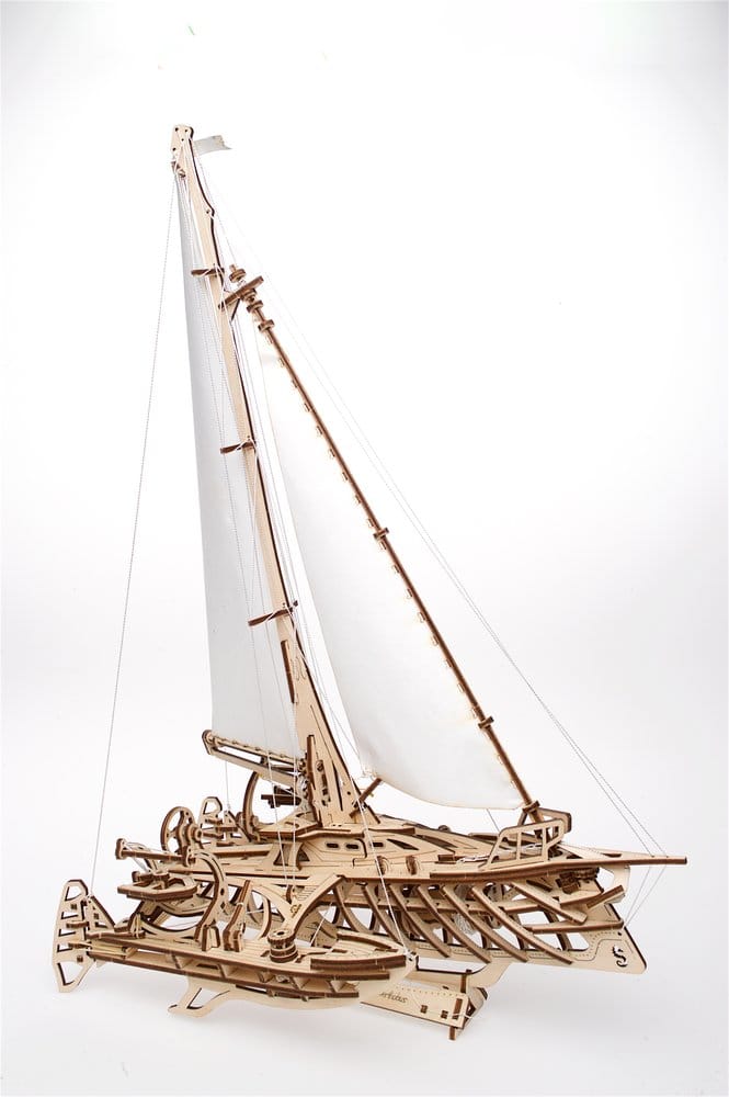 Ugears 3D Wooden Puzzle Trimaran Merihobus