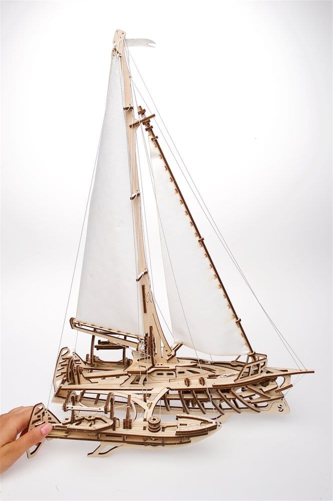 Ugears 3D Wooden Puzzle Trimaran Merihobus