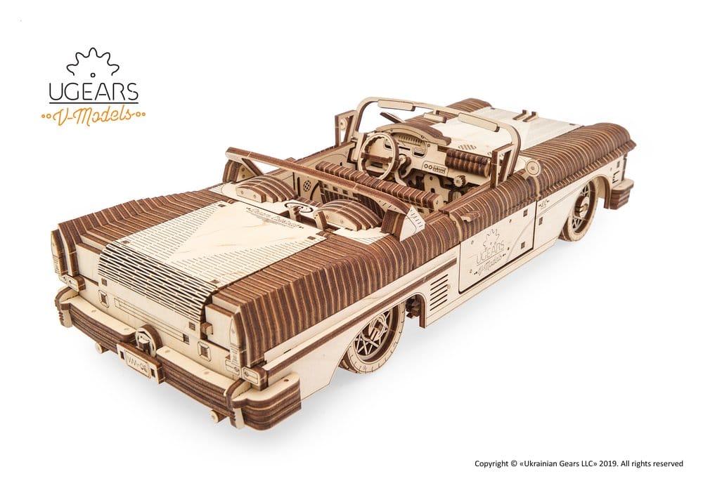 Ugears 3D Wooden Puzzle Dream Cabriolet VM-05
