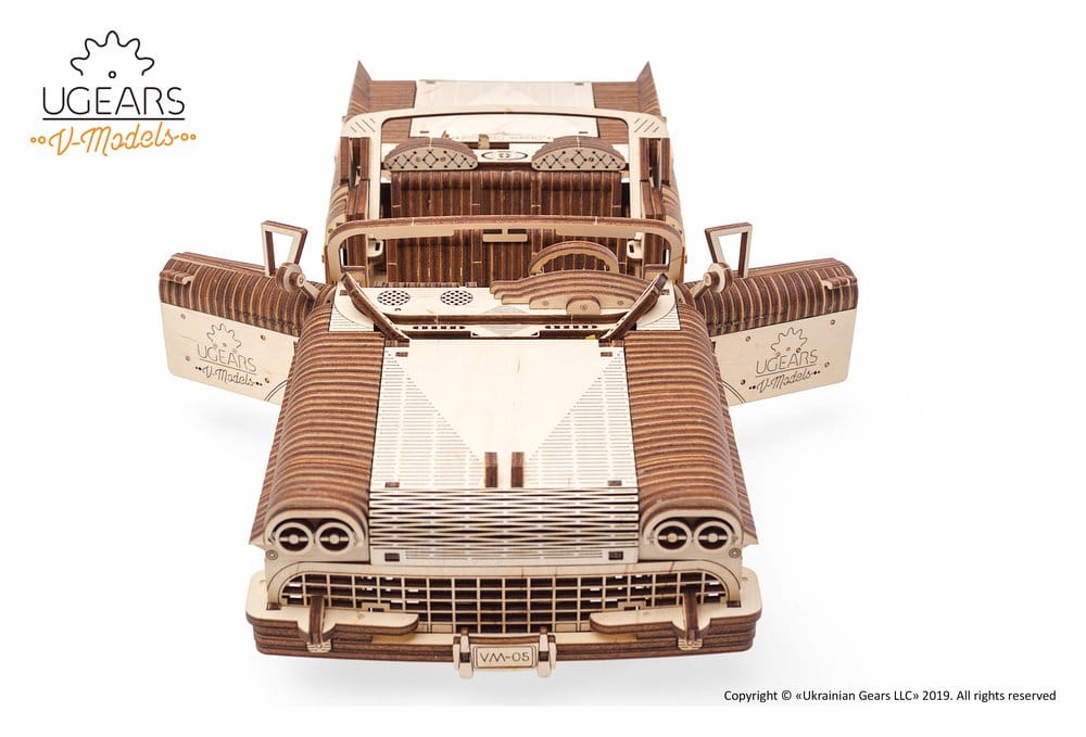 Ugears 3D Wooden Puzzle Dream Cabriolet VM-05
