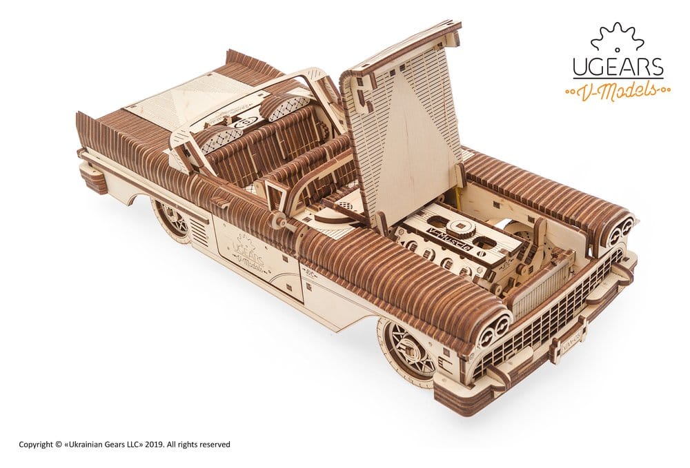 Ugears 3D Wooden Puzzle Dream Cabriolet VM-05