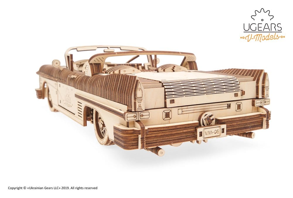 Ugears 3D Wooden Puzzle Dream Cabriolet VM-05