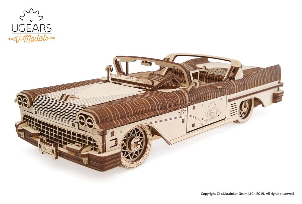 Ugears 3D Wooden Puzzle Dream Cabriolet VM-05