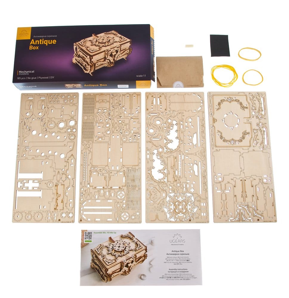 Ugears 3D Wooden Puzzle Antique Box