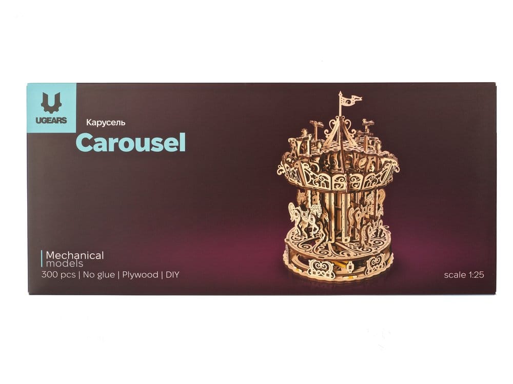 Ugears 3D Wooden Puzzle Carousel