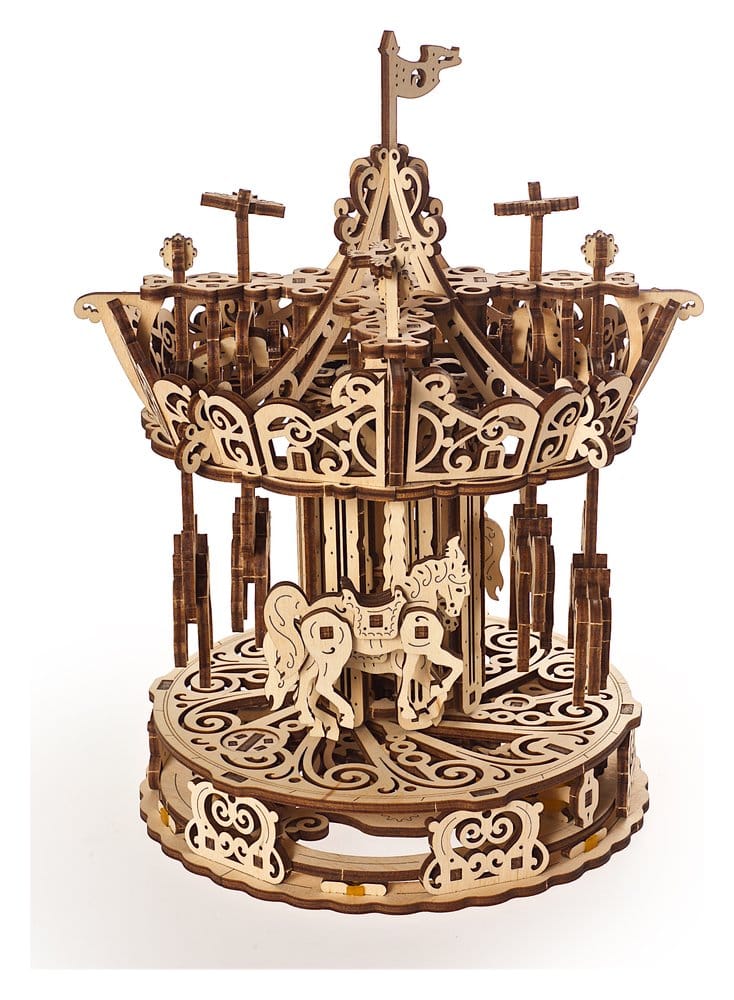 Ugears 3D Wooden Puzzle Carousel