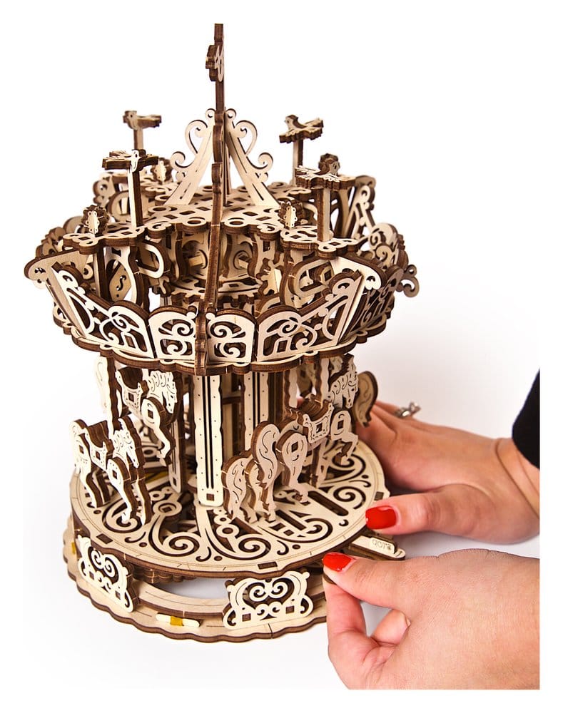Ugears 3D Wooden Puzzle Carousel