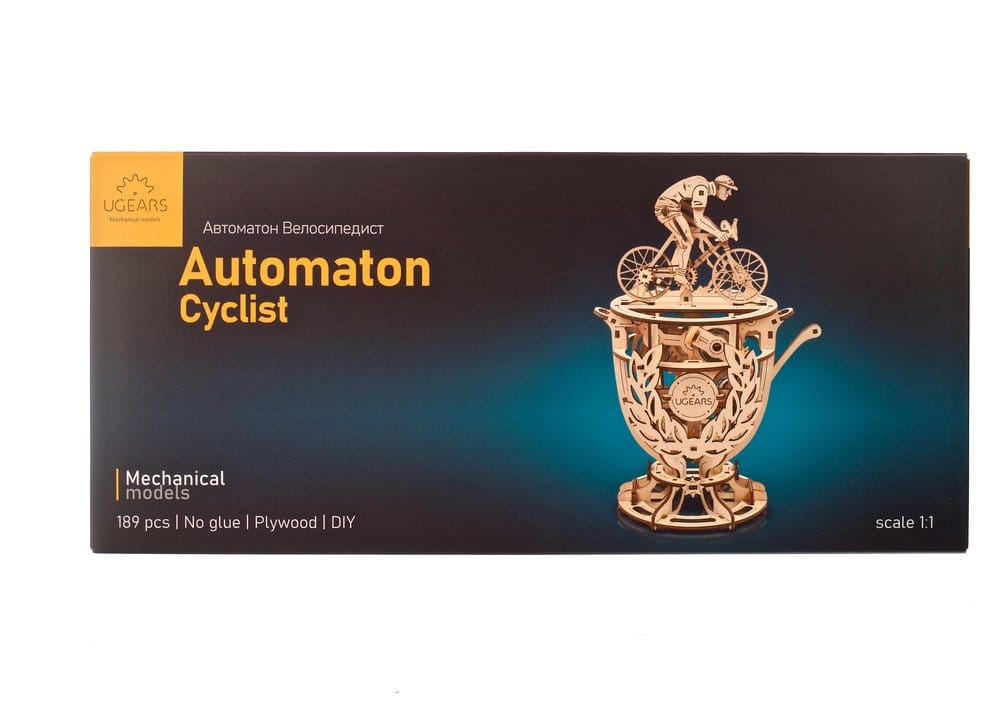 Ugears 3D Wooden Puzzle Automaton Cyclist