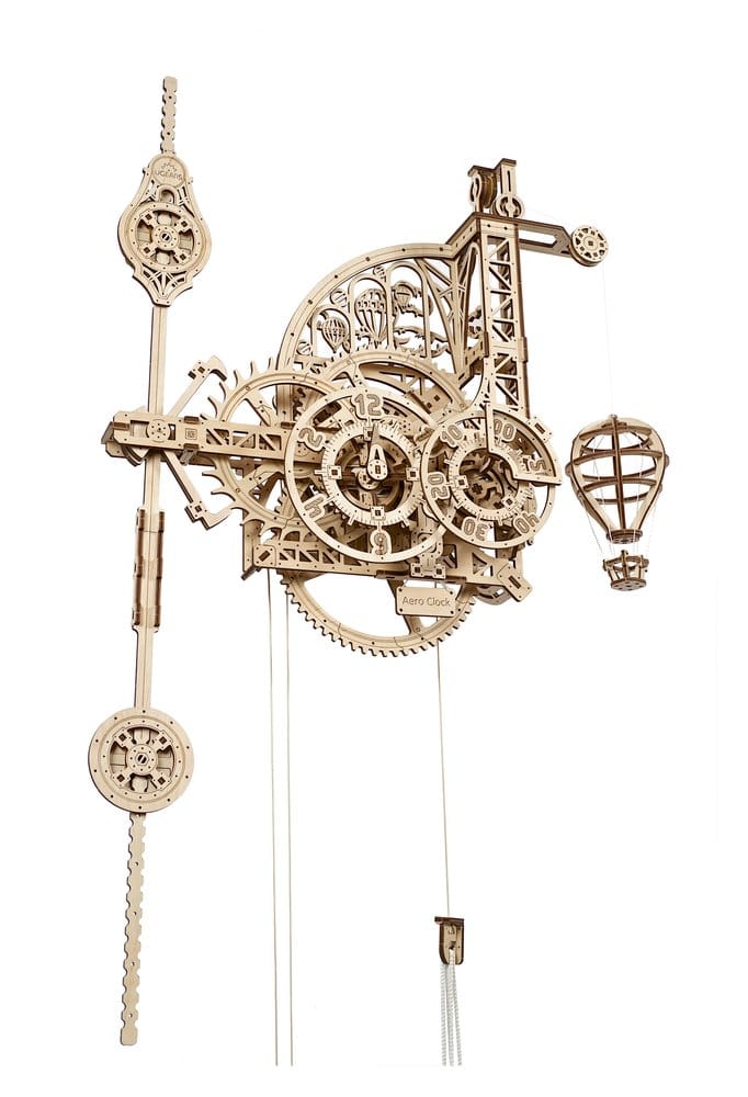 Ugears 3D Wooden Puzzle Aero Clock